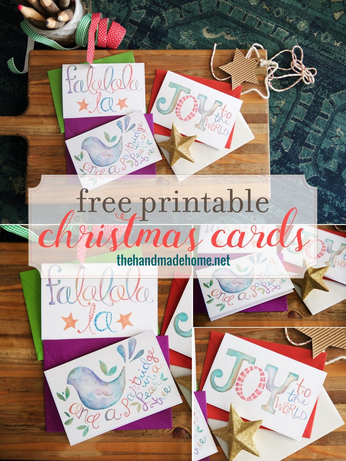free christmas card printables
