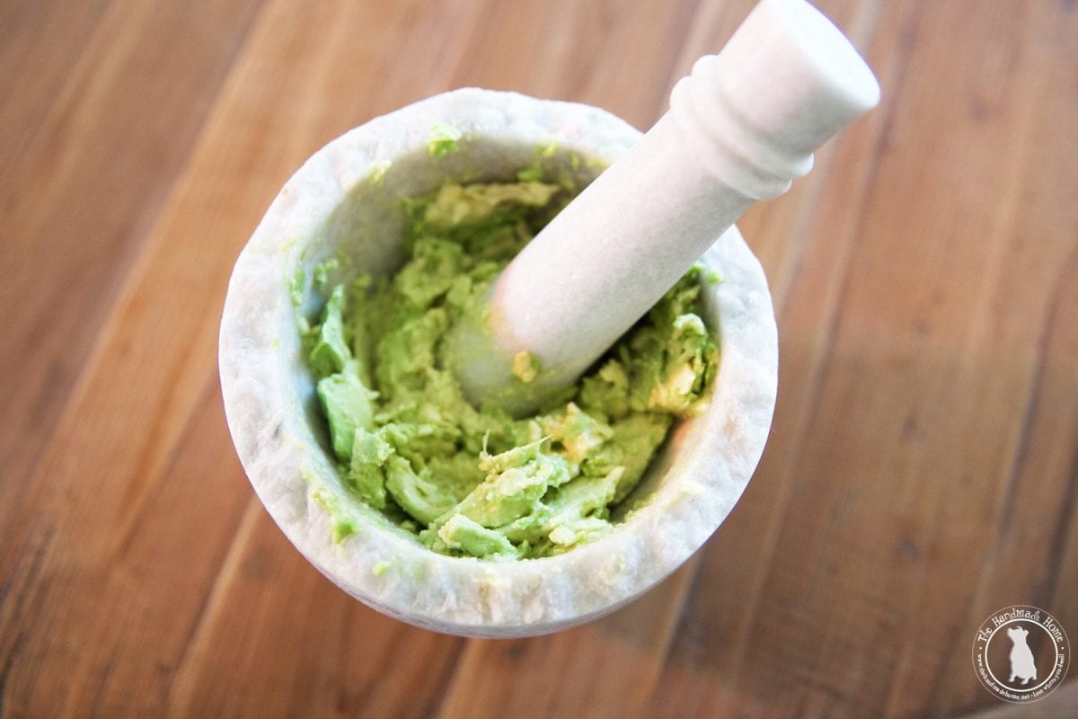 homemade guacamole - feta