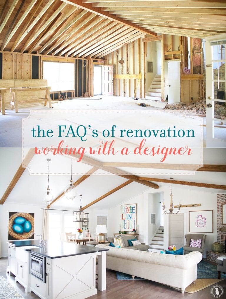 faq’s of renovation: working with a designer