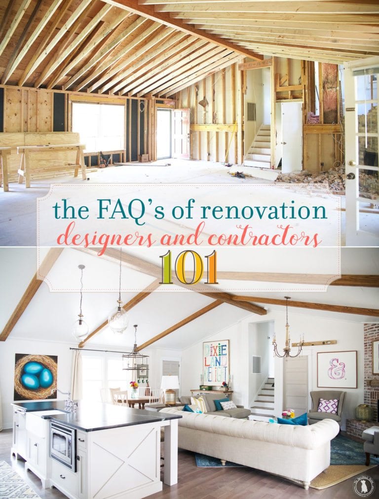 the faqs of renovation: designers and contractors 101