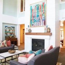this is the house that love built painting