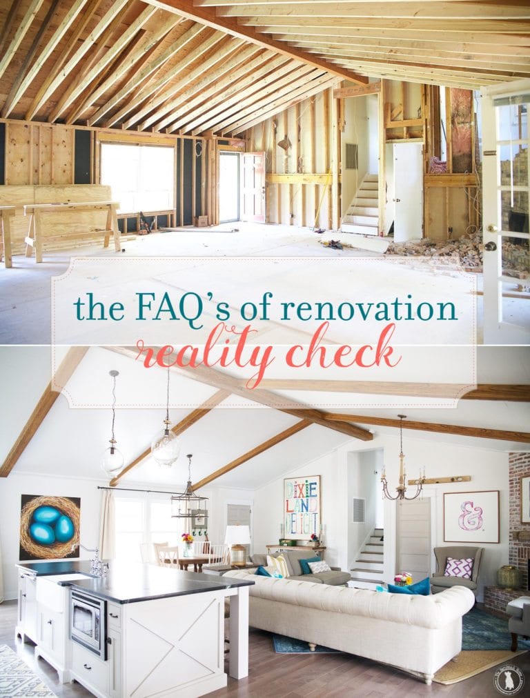 faq’s of renovation: reality check