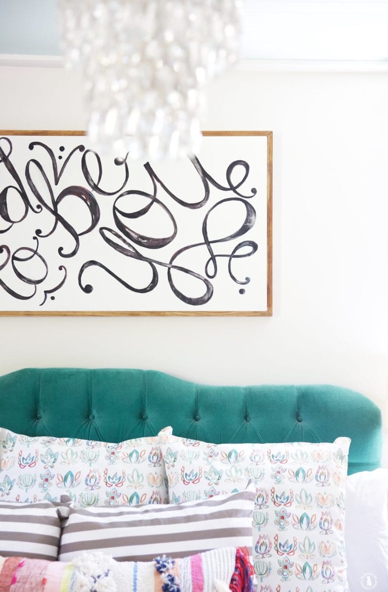 new art in the studio + the summer art sale