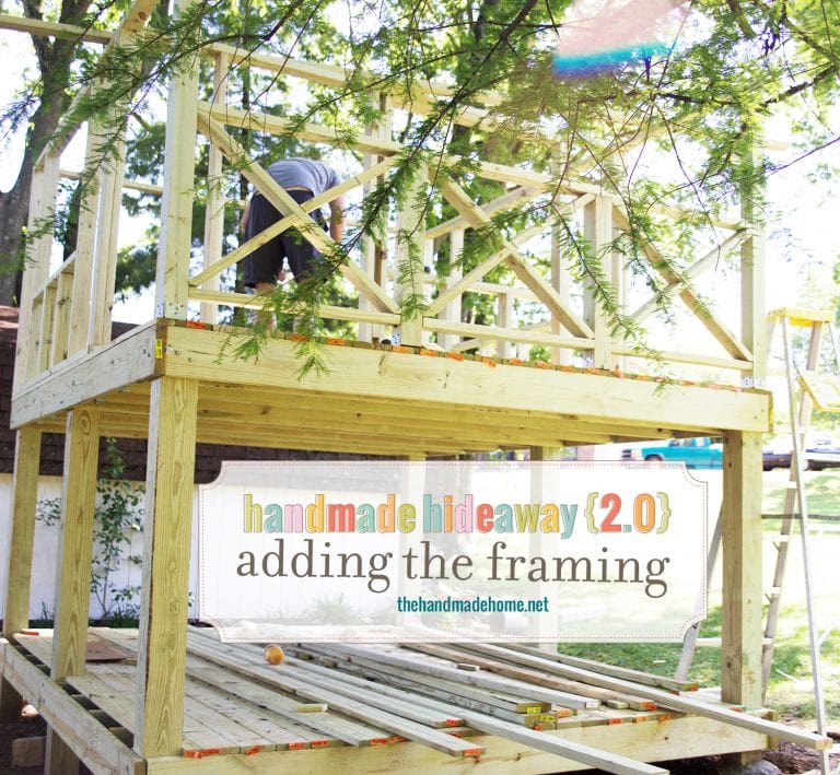handmade hideaway 2.0 – adding the framing
