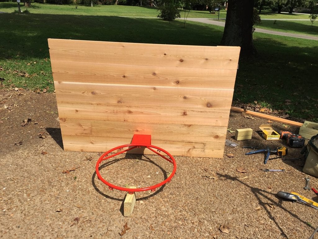 how to build a basketball goal 