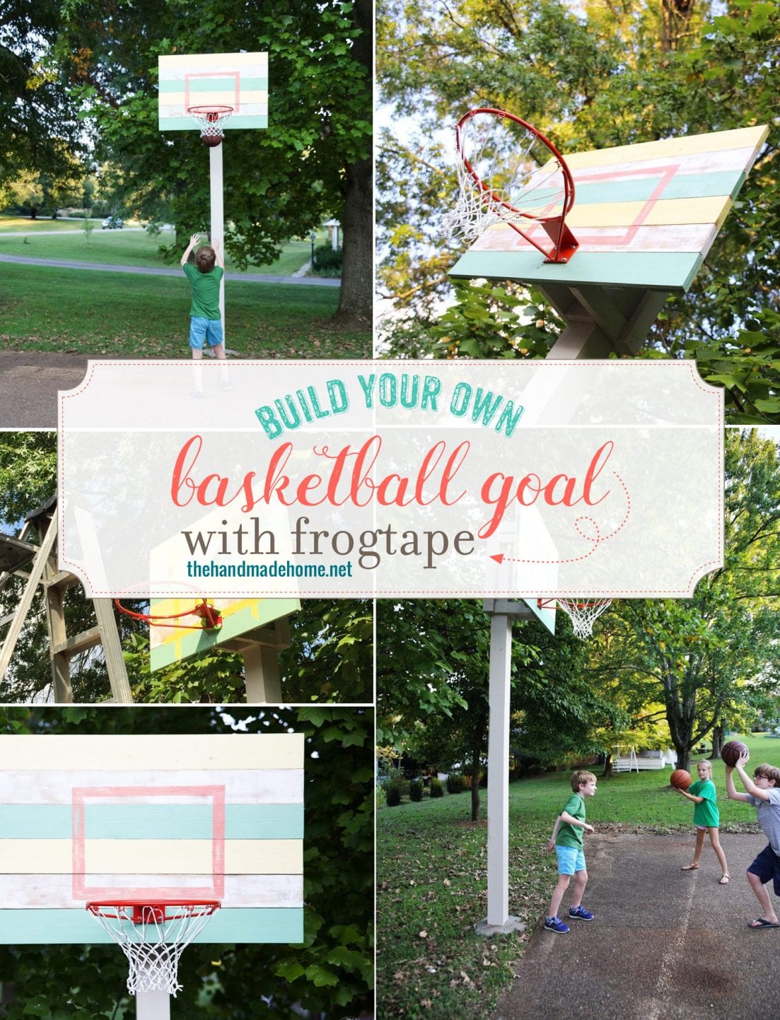 how to build a basketball goal - a simple easy tutorial