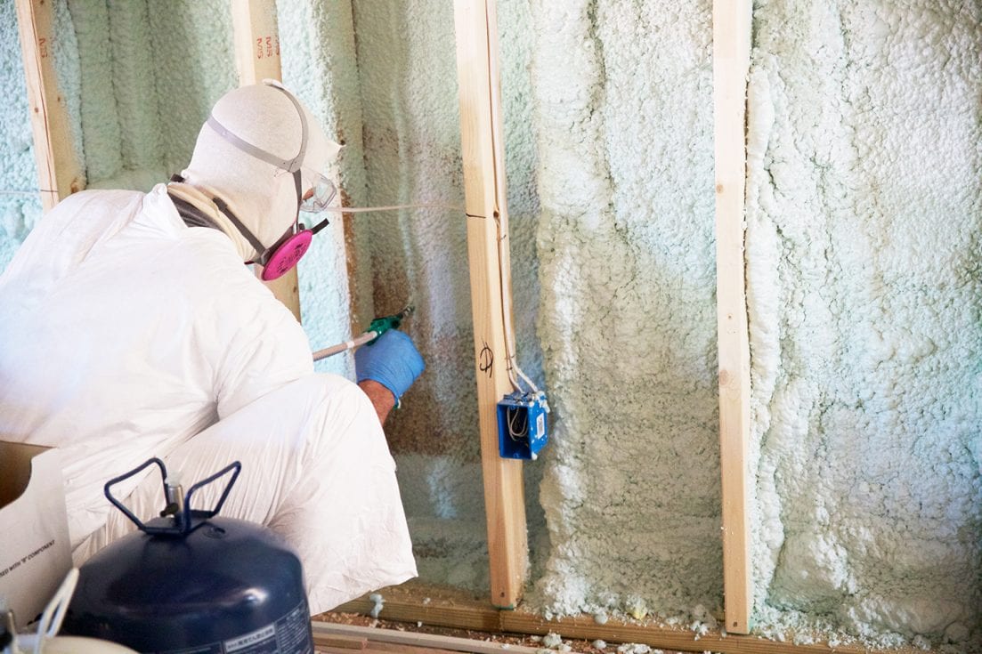 how to use spray insulation - diy spray foam