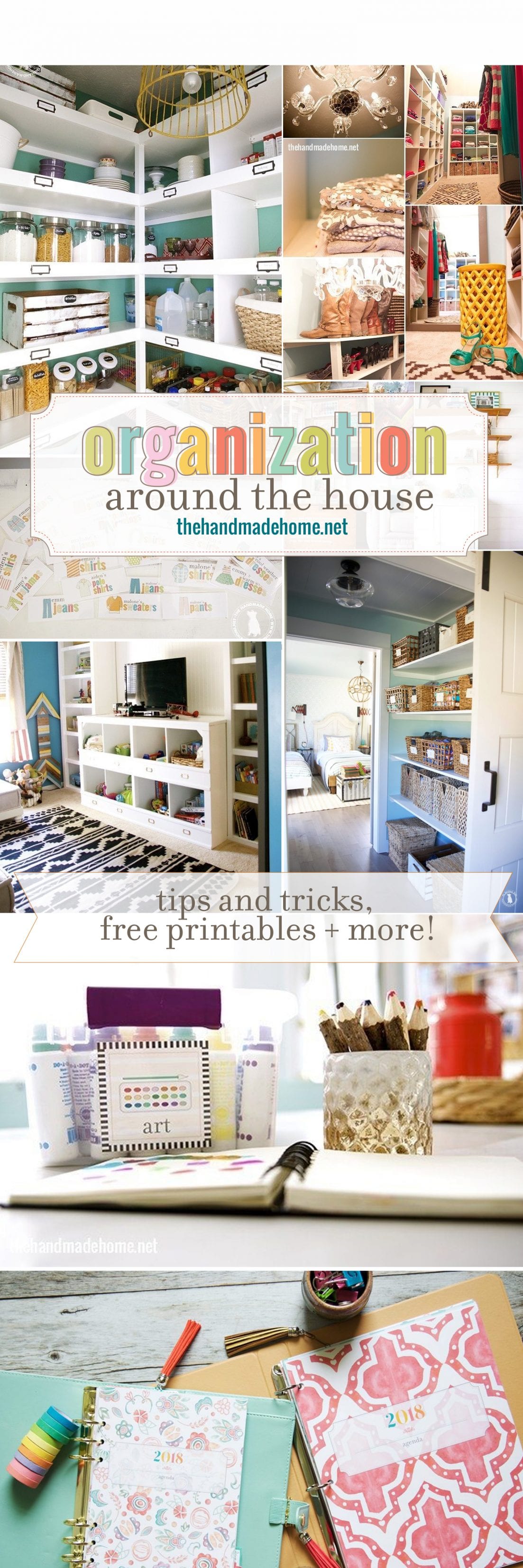 organization around the house - tips and tricks