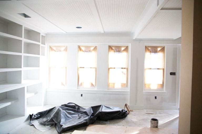 the basement: planks, priming, and plans