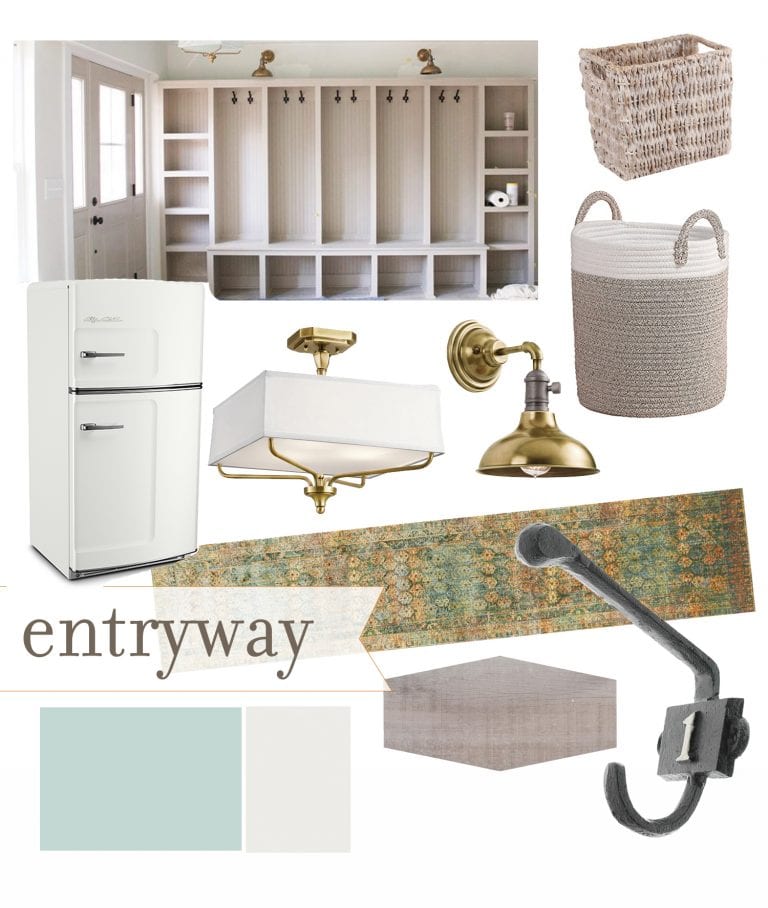 basement progress – entryway design plans