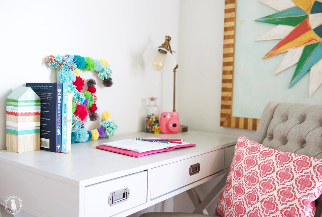 pom pom monogram letter