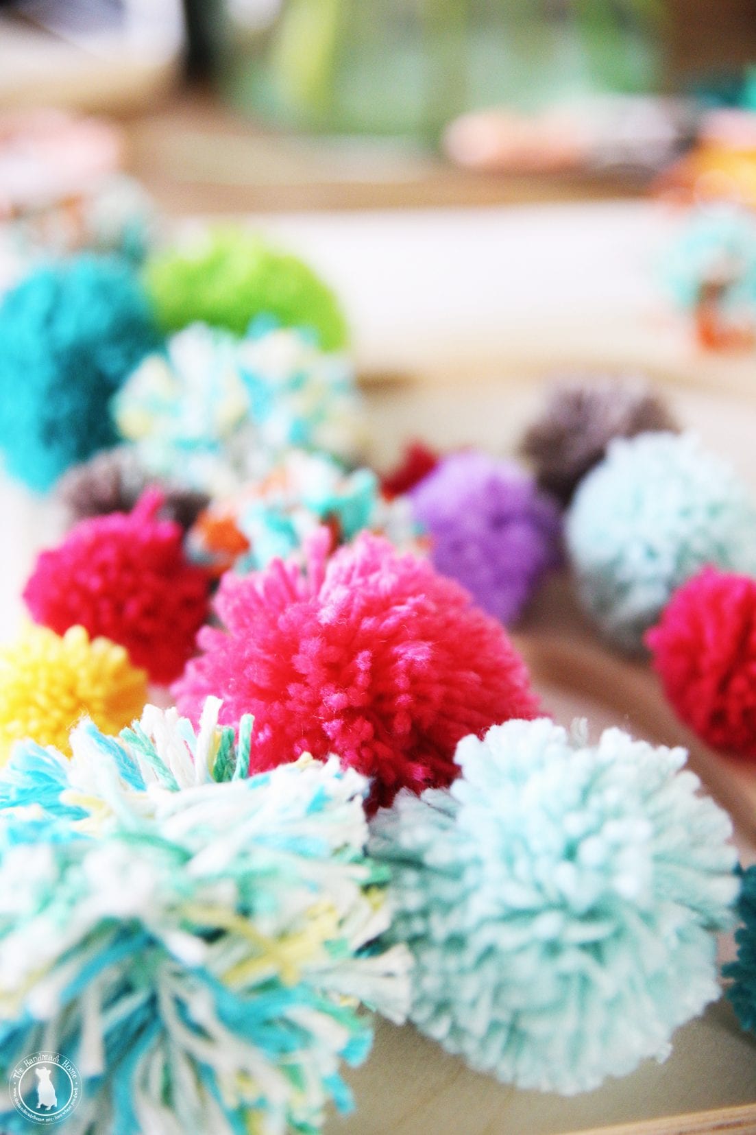 pom pom monogram letter