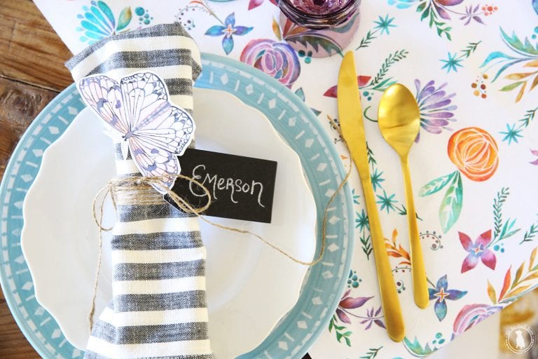 the cheater’s guide to an easy spring tablescape