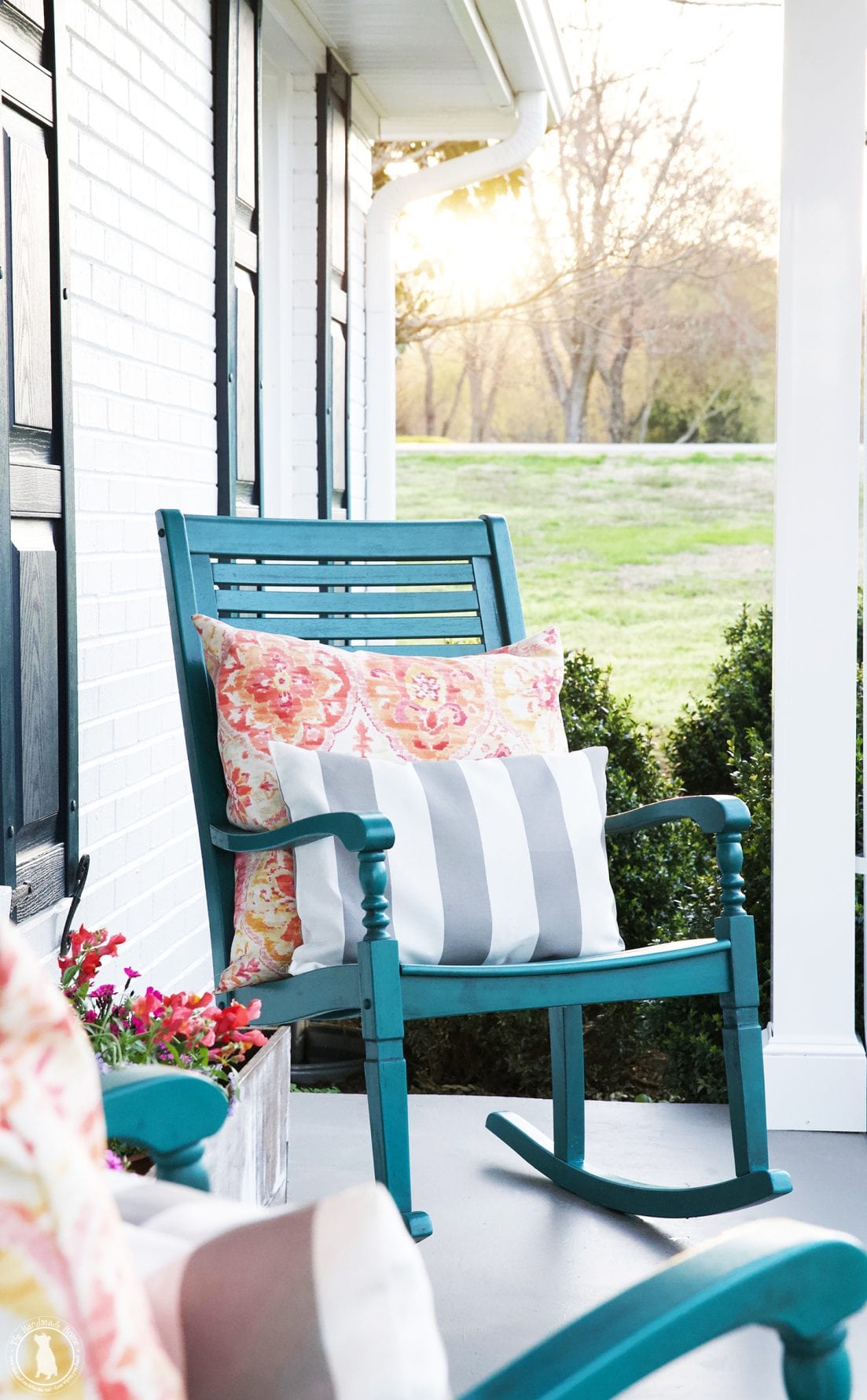 porch makeover chairs