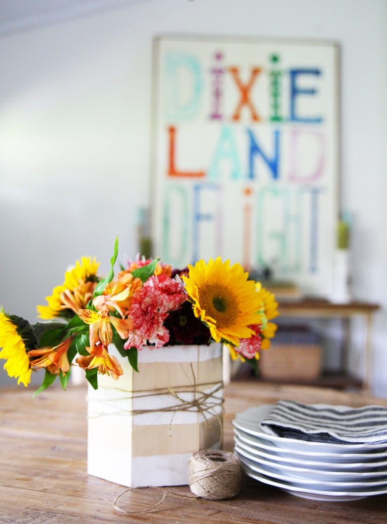 make a simple centerpiece – a great gift