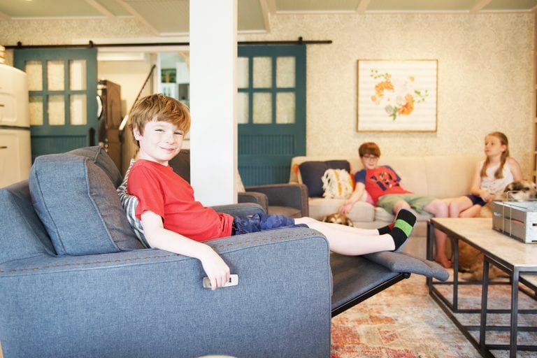 choosing furniture: basement details