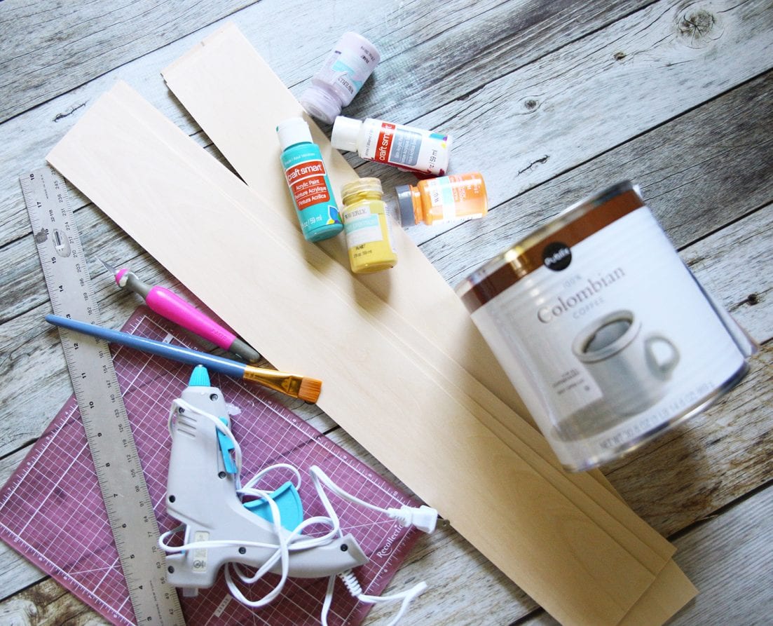 supplies to make a simple centerpiece