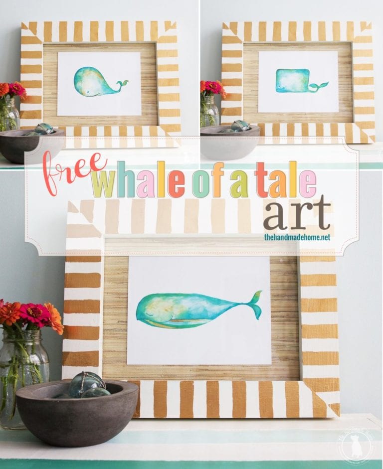 free wall art – whale of a tale