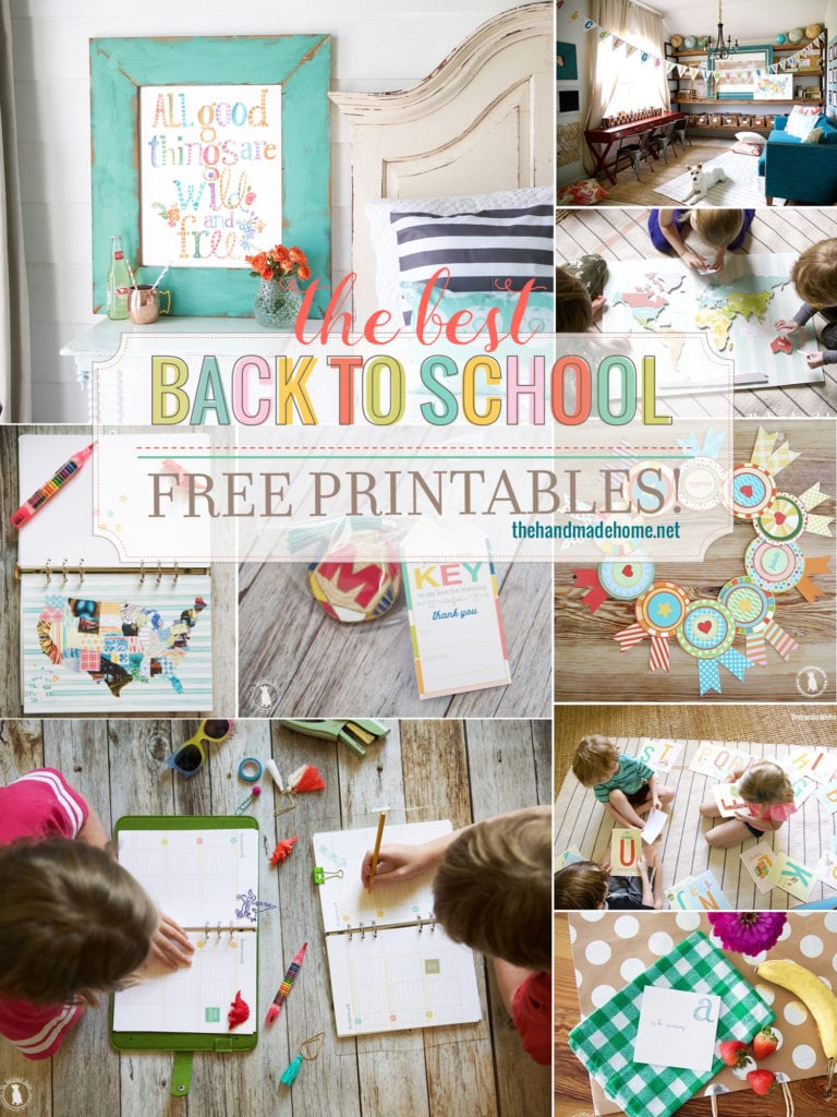 the best back to school printables