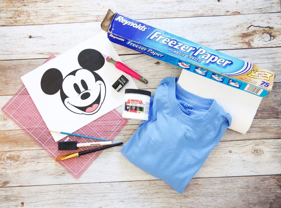 disney diy screen printed tees