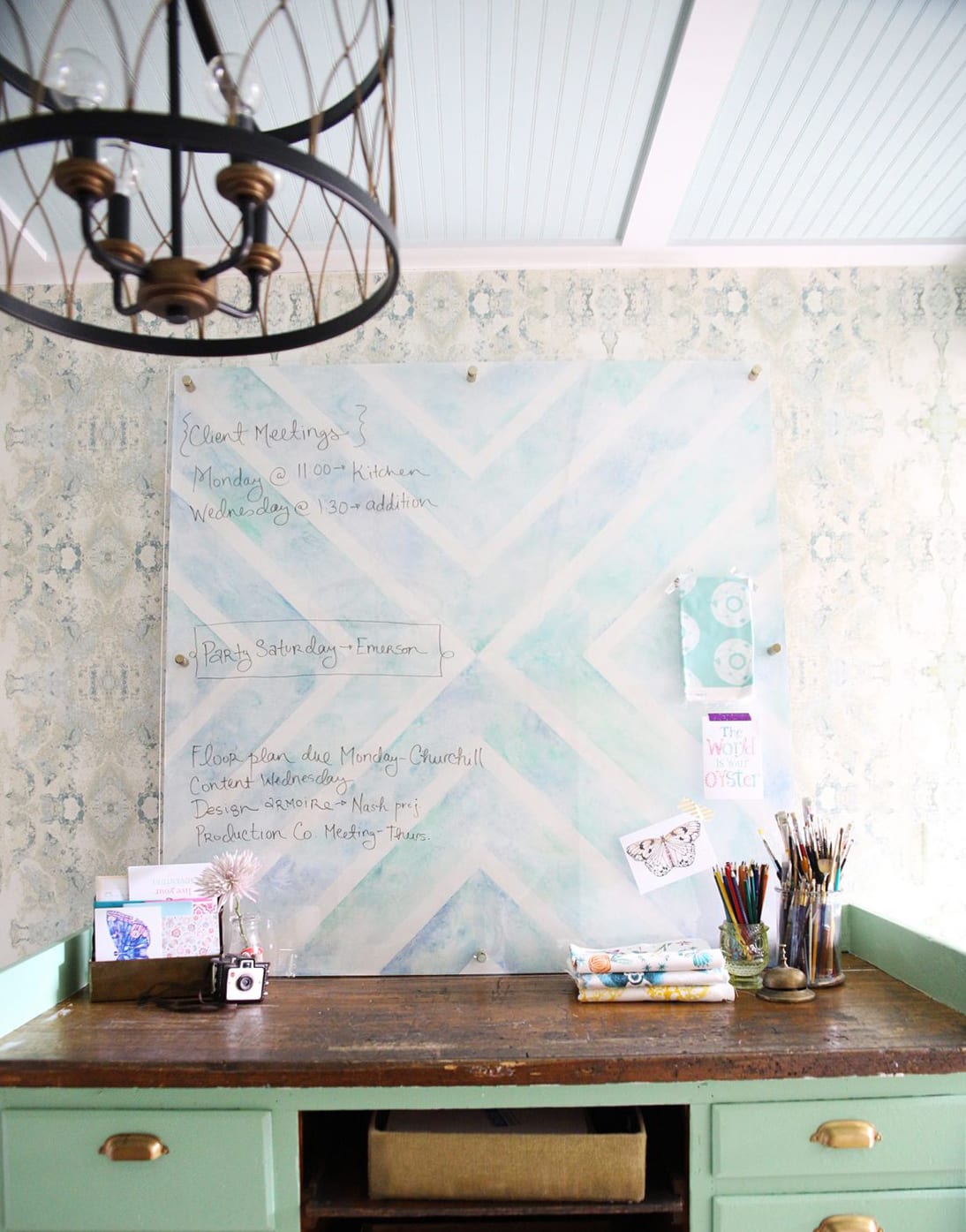 make a drt erase board