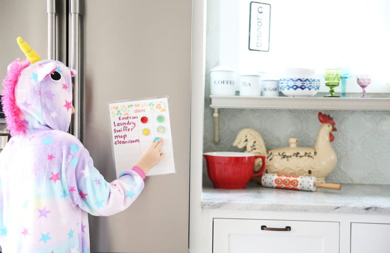 free kids magnetic chore chart