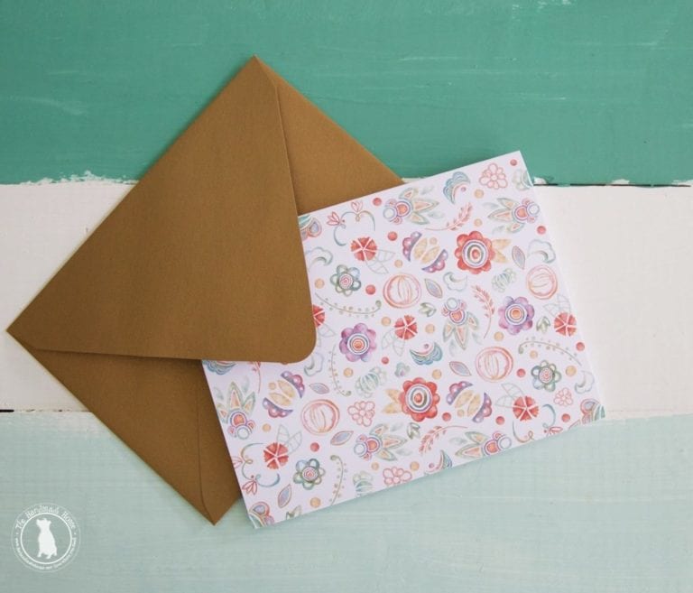 free floral stationery