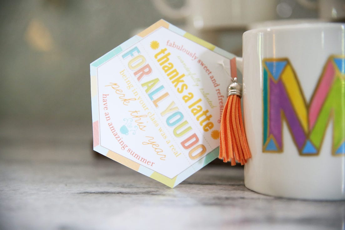 diy monogram coffee mug