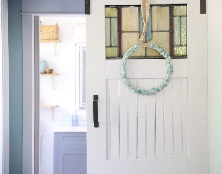 sea glass summer wreath