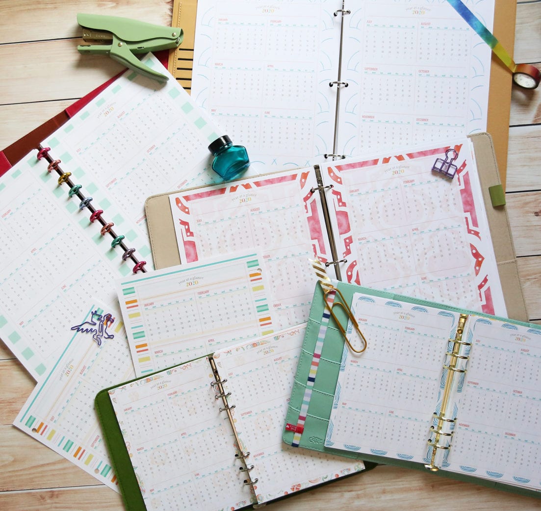 2020 planner year