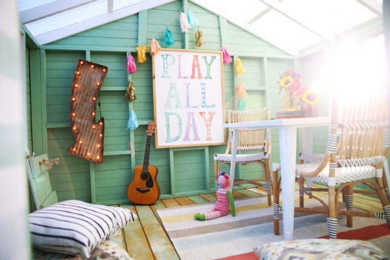 colorful outdoor finds for the home