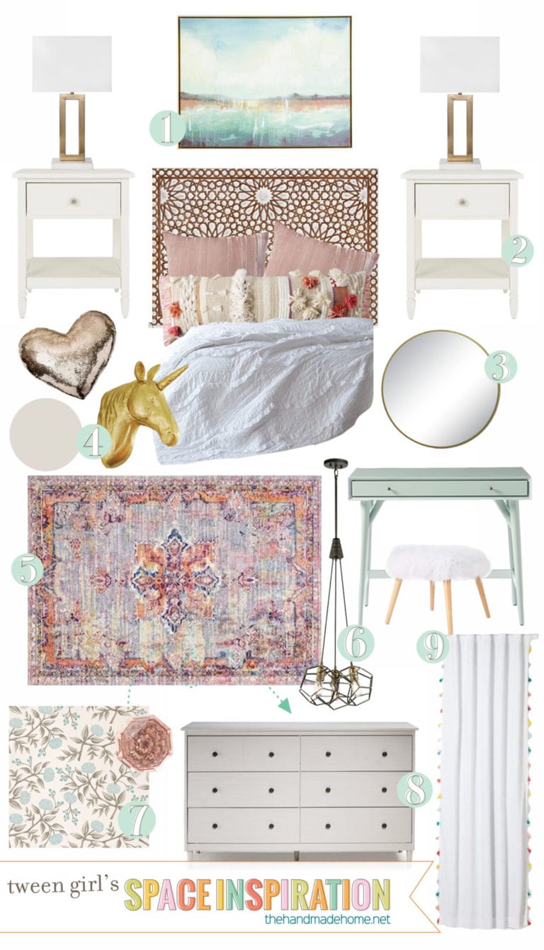 tween girls room