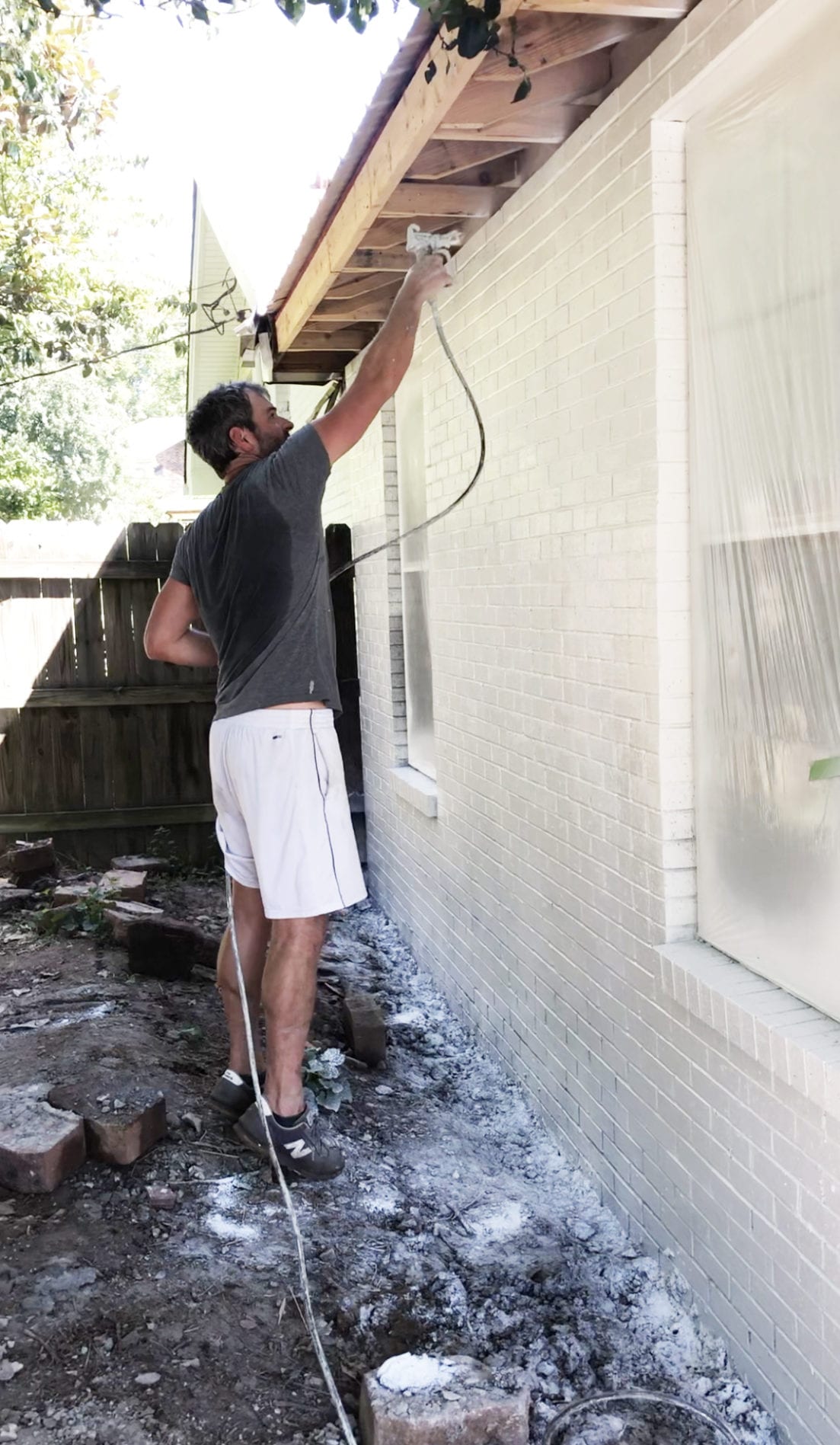 easiest way to paint a house