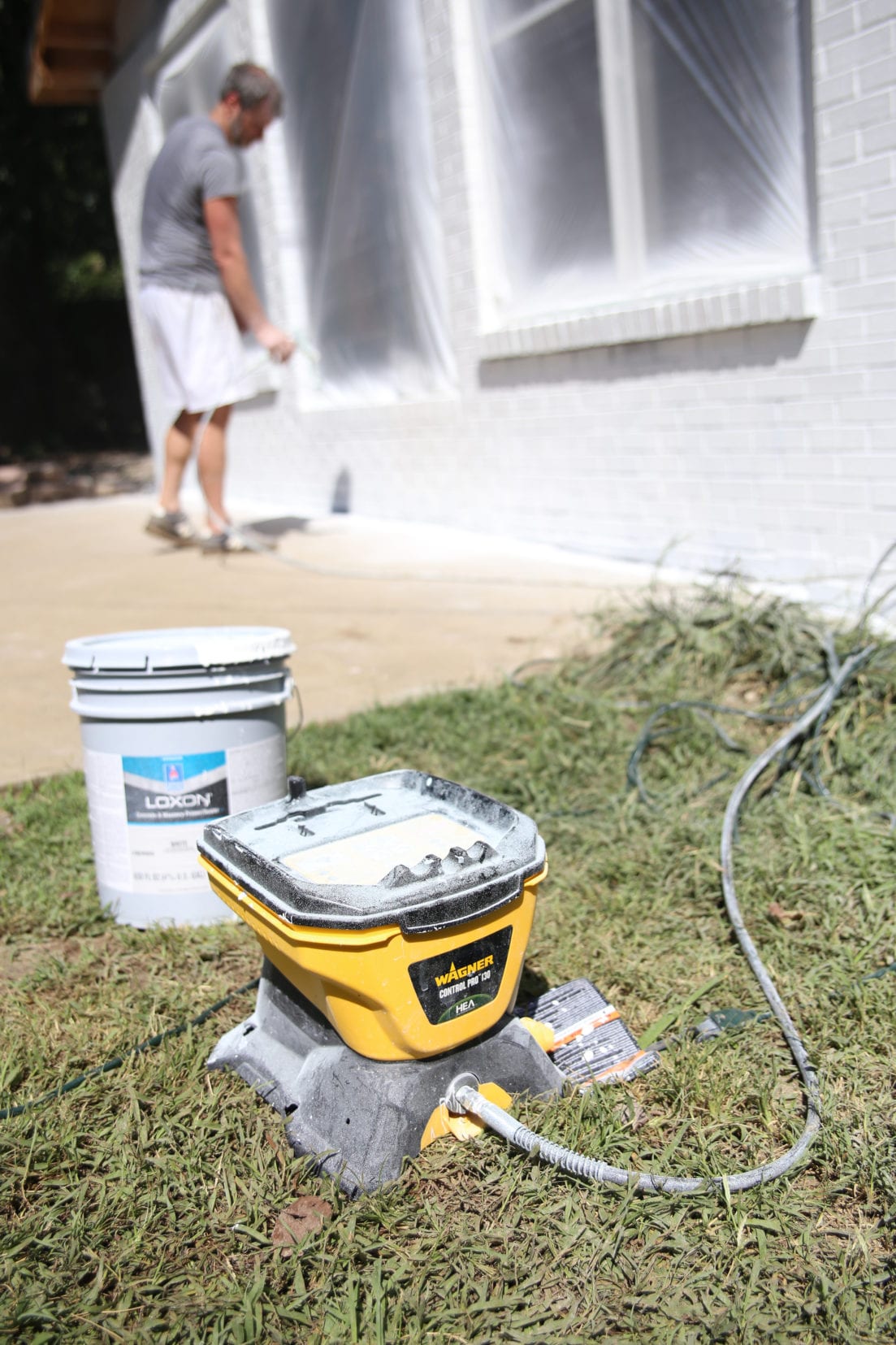 easiest way to paint a house