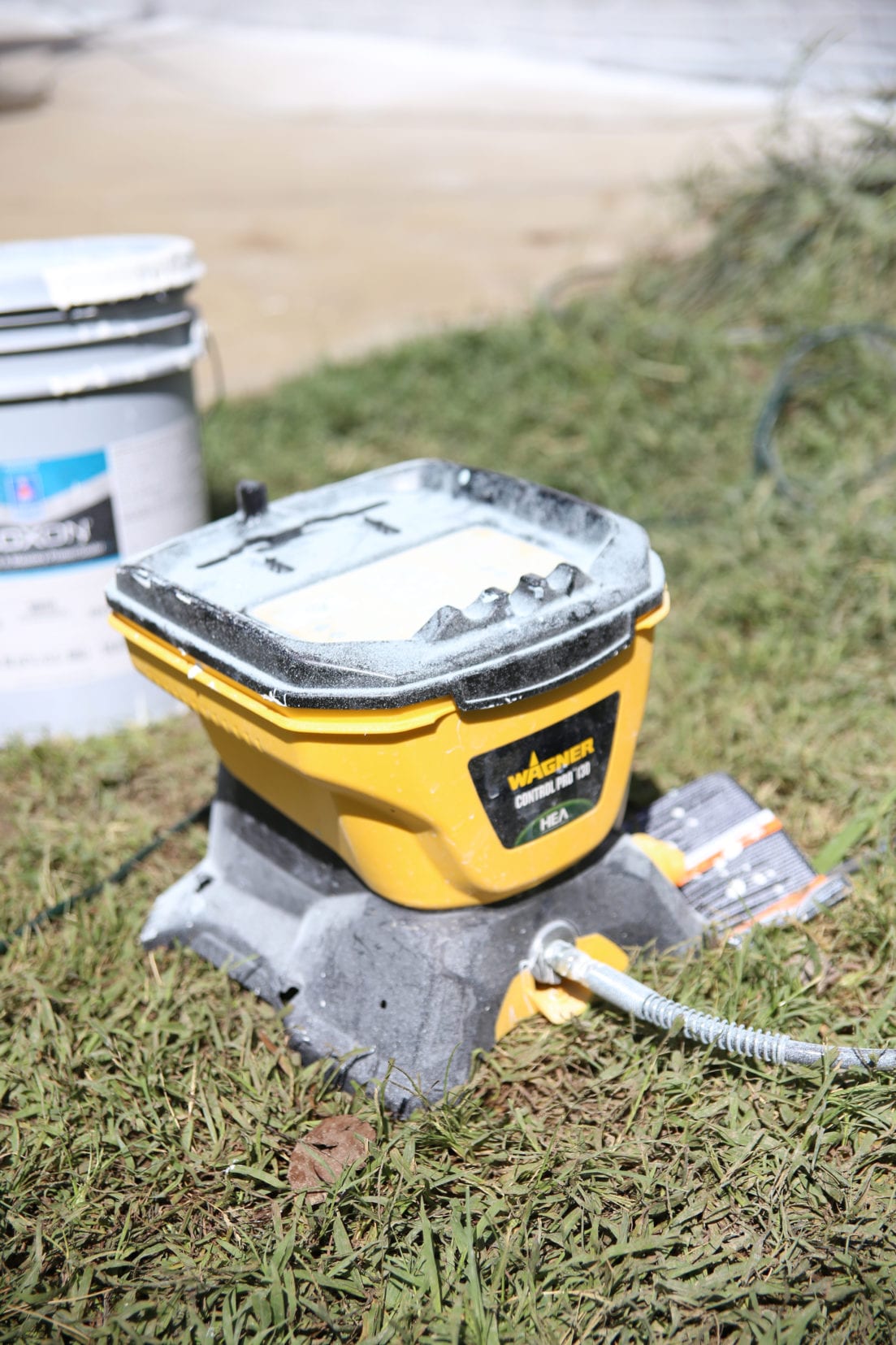 easiest way to paint a house