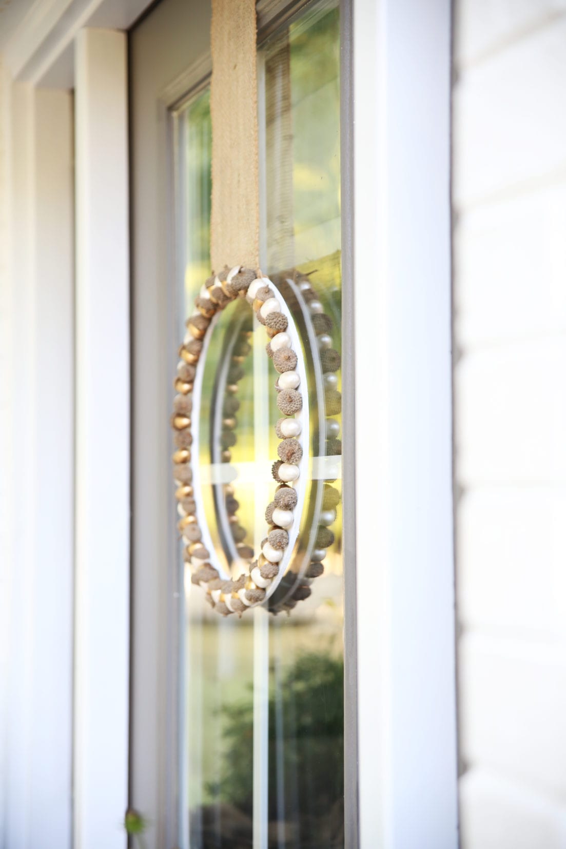 diy fall acorn wreath