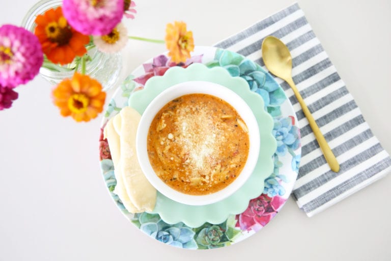 chicken lasagna soup