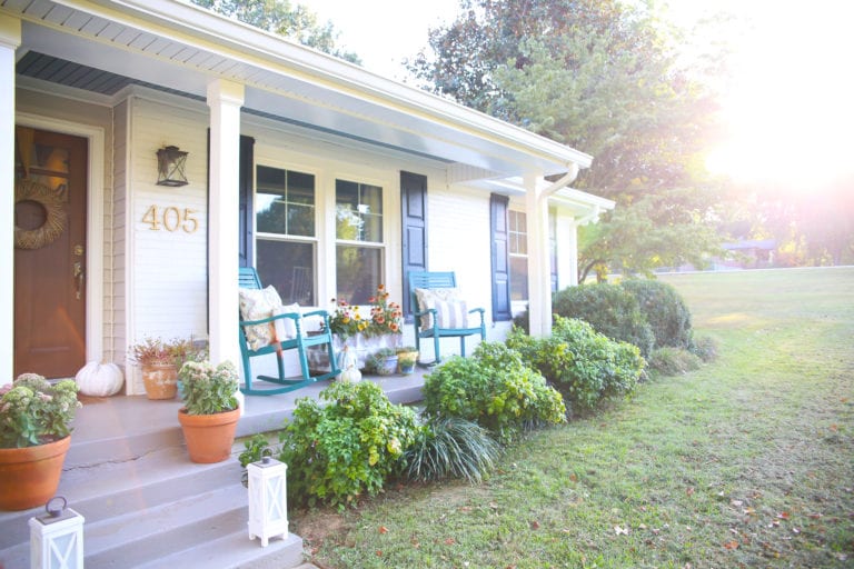 fall porch
