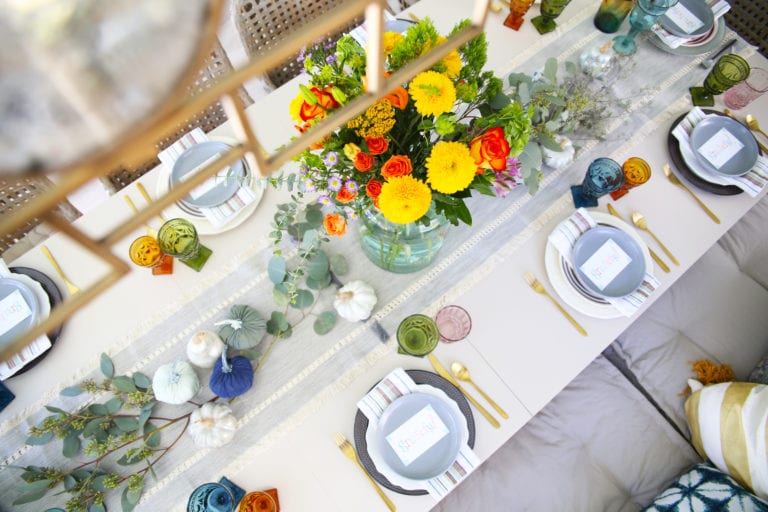 tips for an easy thanksgiving table {and free printables}