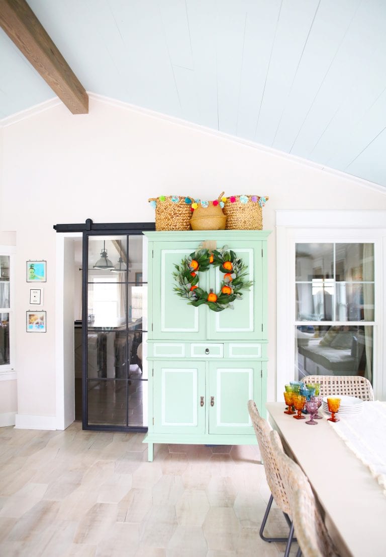 easy diy orange wreath
