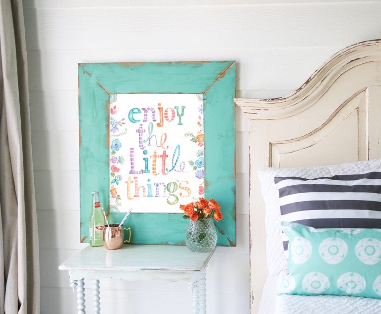 enjoy the little things – free printable
