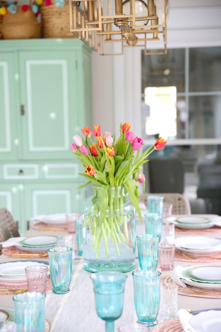 simple tips for an easy spring tablescape