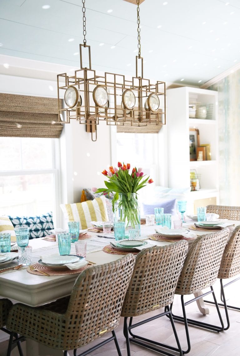 easy spring tablescape