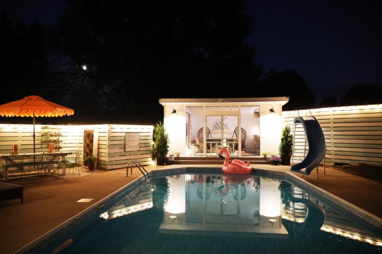 diy back yard cabana