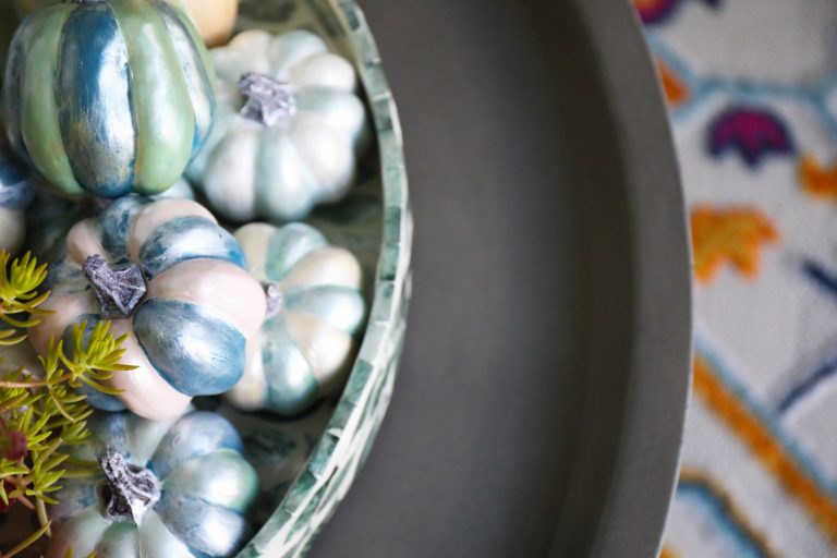 diy rainbow fairytale pumpkins