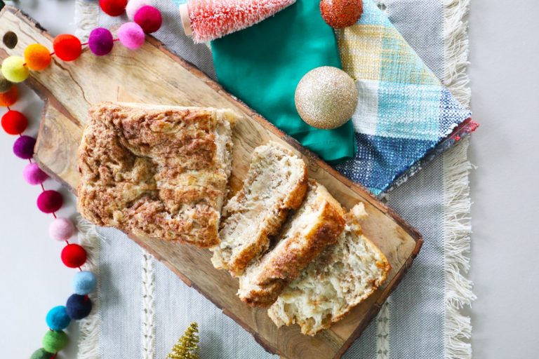 homemade cinnamon bread and icing recipe