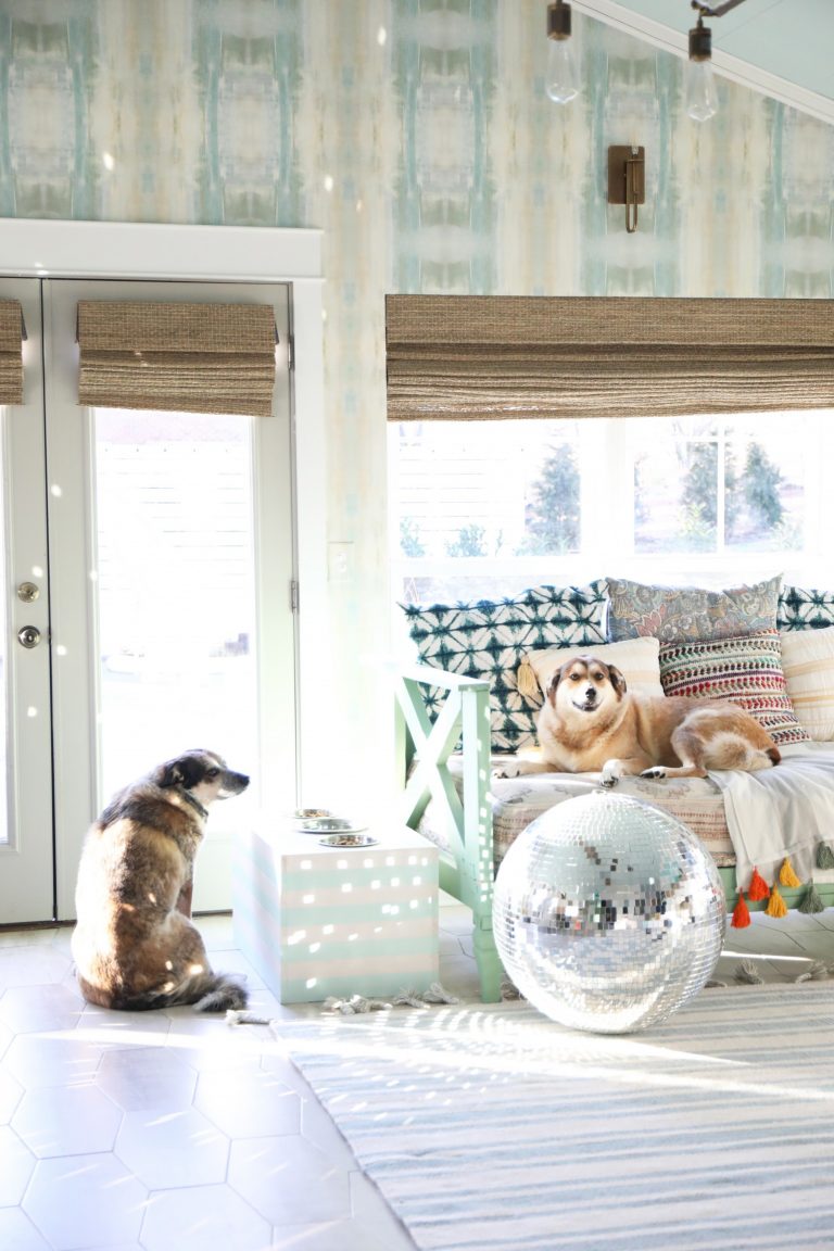 how to build an elevated dog bowl holder