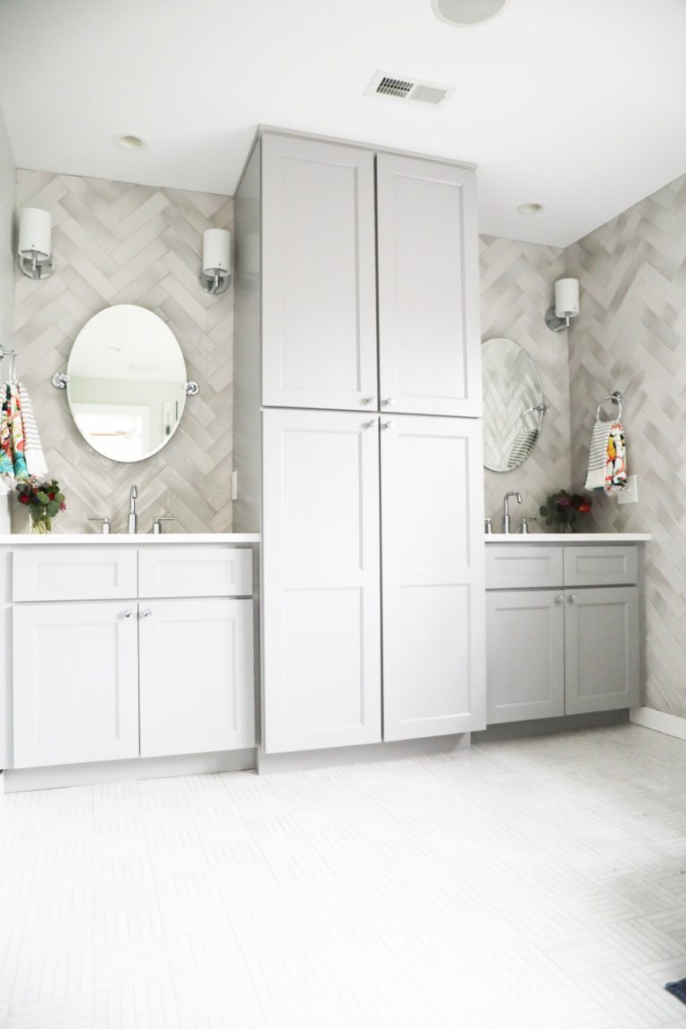 bye brown: a bathroom refresh