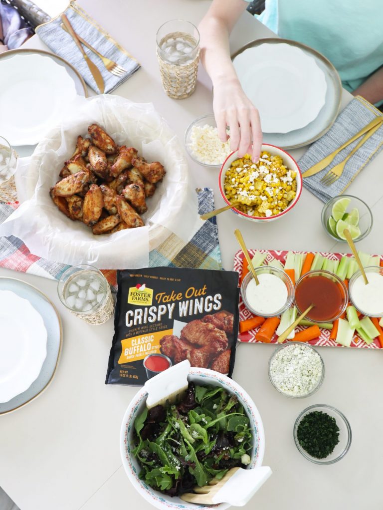 easy meal ideas with foster farms wings