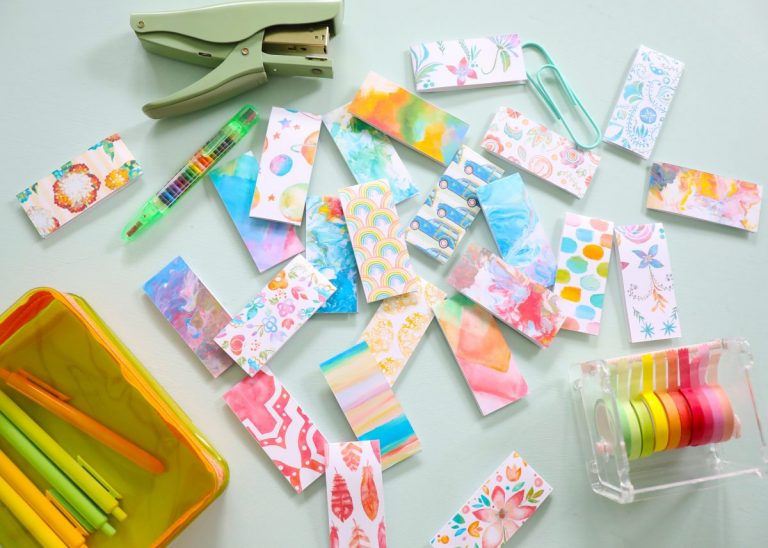diy magnetic bookmarks